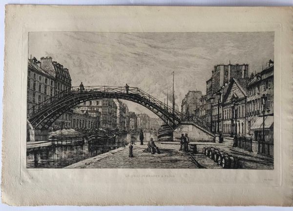 Productafbeelding Lucien Gautier. Le Quai de Jemmapes à Paris.