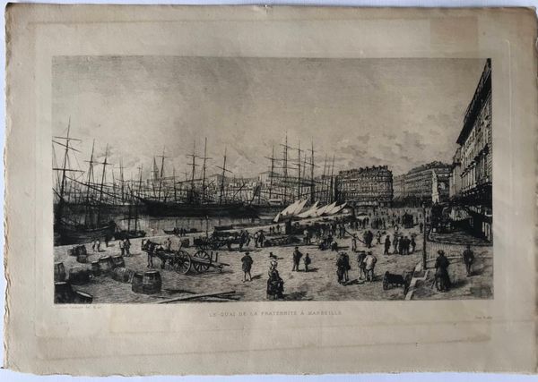 Product image Lucien Gautier. Le Quai de la fraternité à Marseille.