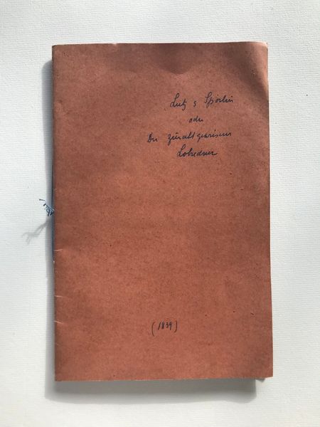 Produktbild Lutz und Spörlin oder Der zurechtgewiesene Lobredner.