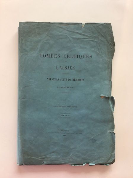 Product image M. de Ring. Tombes celtiques de l'Alsace.
