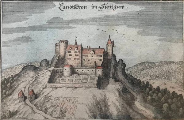 Product image Matthaeus Merian. Landskron im Suntgau.