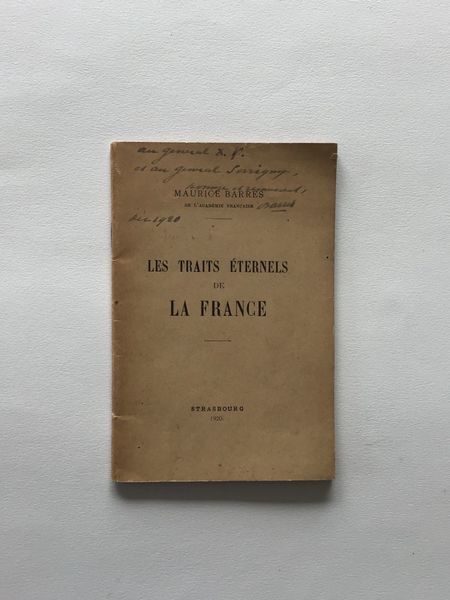 Produktbild Maurice Barrès. Les traits éternels de la France.