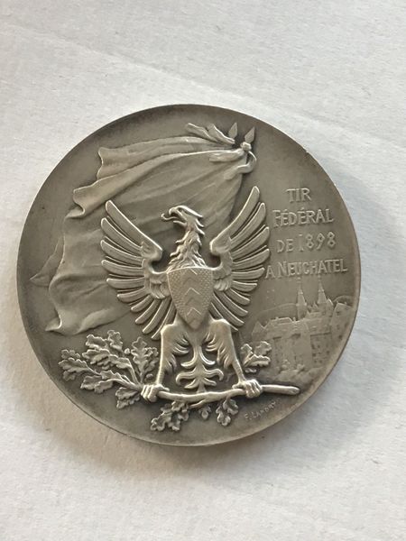 Product image Médaille de tir Suisse 1898.