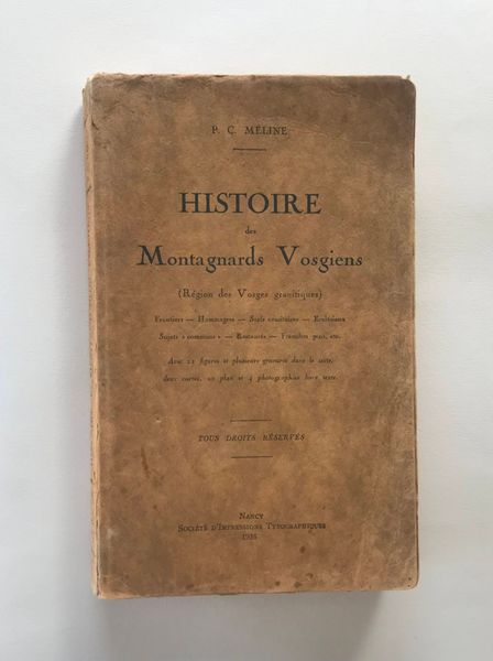 Produktbild Méline. Histoire des montagnards Vosgiens.