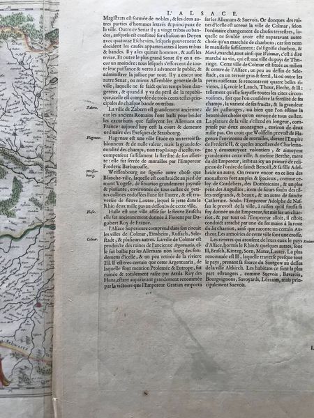 Productafbeelding Mercator. Blaeu. Alsatia landgraviatus.