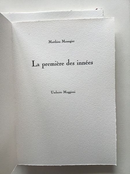 Productafbeelding Messagier. Maggioni. La première des innées.