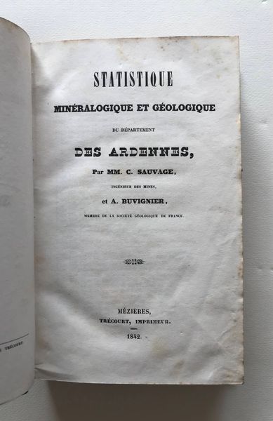 Productafbeelding Minéralogie et géologie des Ardennes. C. Sauvage. 1842.