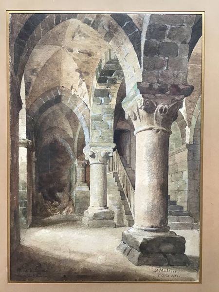 Product image Mont Saint Michel. Crypte de l'Aquilon.
