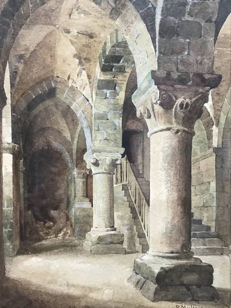 Product image Mont Saint Michel. Crypte de l'Aquilon.