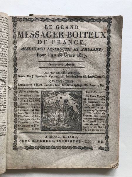 Produktbild Montbéliard. Grand messager boiteux.