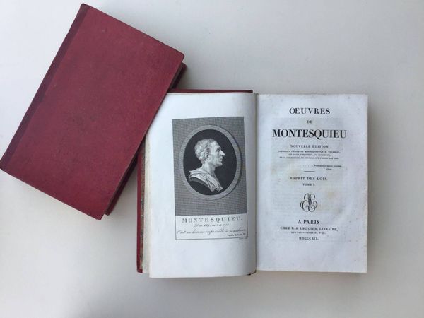 Product image Montesquieu. Oeuvres. Maroquin. Didot.