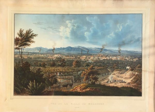Productafbeelding Mulhouse en 1836. Engelmann.