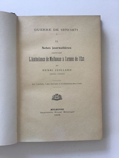 Productafbeelding Mulhouse. Guerre de 1870.