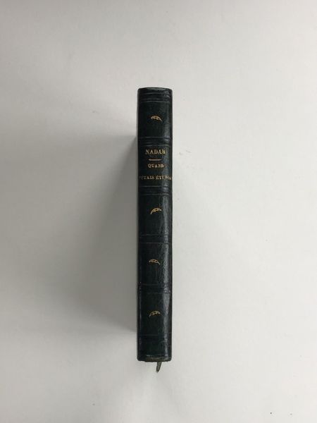 Productafbeelding Nadar. Quand j'étais étudiant.