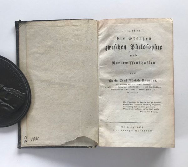 Image du produit Naumann. Ueber Die Grenzen Zwischen Philosophie Und Naturwissenschaften.