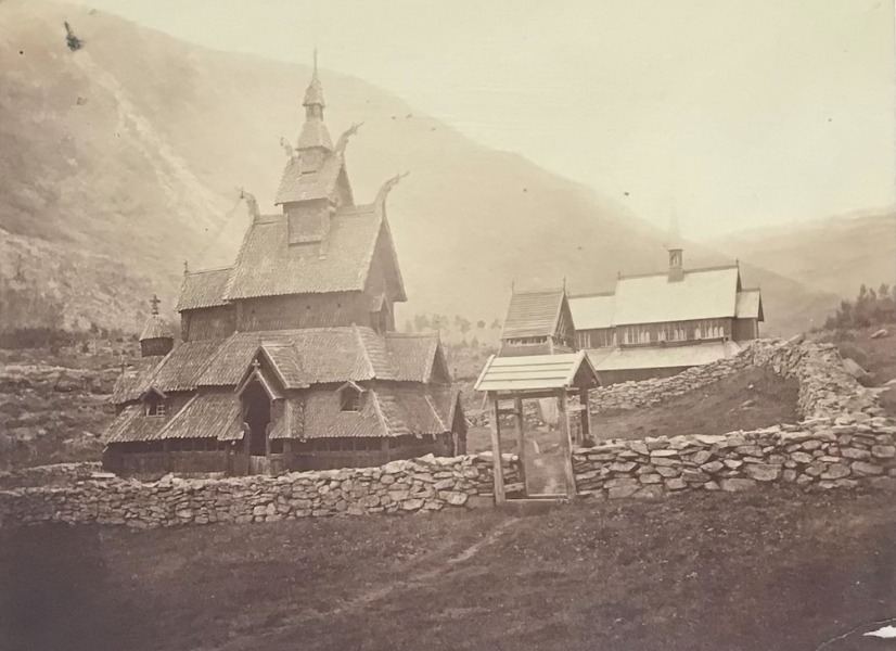 Image du produit Norvège, Norway, Sogn, Borgunds kirke.