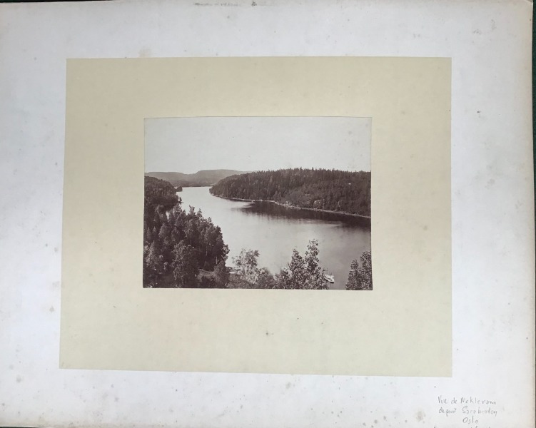Product image Norvège. Vue du lac de Noklevann. Oslo.