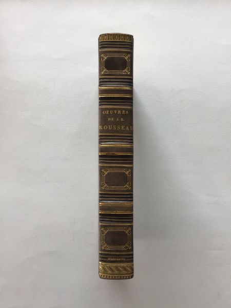 Product image Oeuvres choisies de J. B. Rousseau. Reliure de Simier.