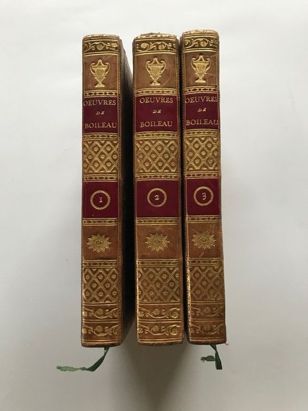 Productafbeelding Oeuvres de Boileau. Belle reliure empire.
