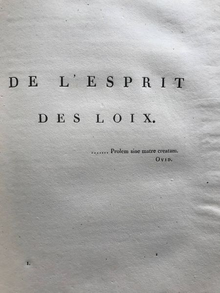 Productafbeelding Oeuvres de Montesquieu. 1796.