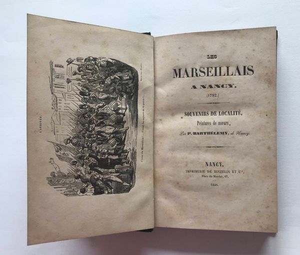 Productafbeelding P. Barthélemy. Les marseillais à Nancy (1792).