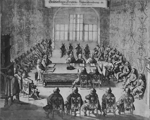 Product image Paix de Nuremberg 1650. Signature des traités.
