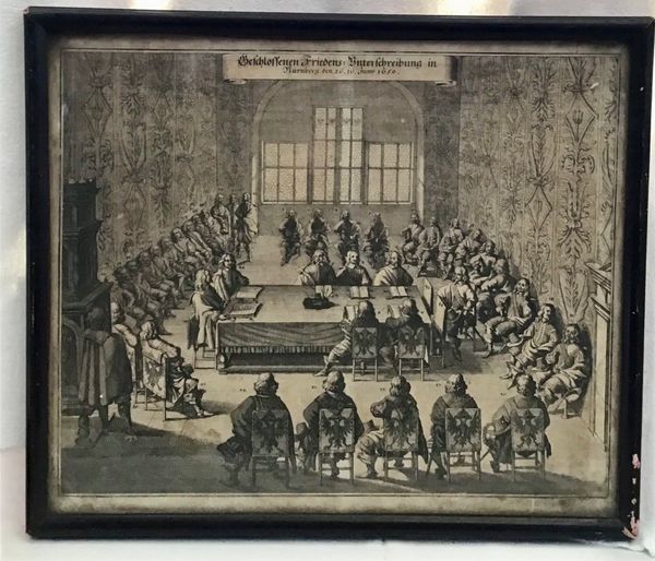Product image Paix de Nuremberg 1650. Signature des traités.