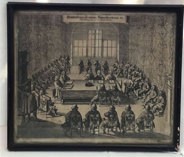 Product image Paix de Nuremberg 1650. Signature des traités.