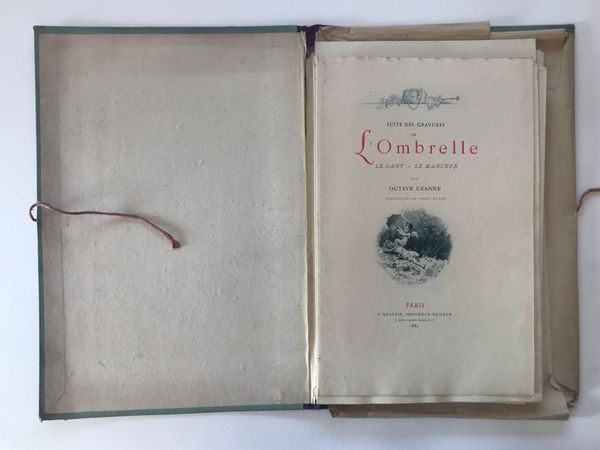 Image du produit Paul Avril. Suite des gravures pour L'Ombrelle - Le Gant - Le Manchon d'Octave Uzanne.