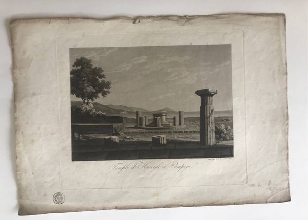 Productafbeelding Paul Fumagalli. Pompeï. 6 aquatintes. De la bibliothèque de Louis Philippe.