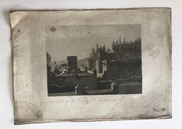 Productafbeelding Paul Fumagalli. Pompeï. 6 aquatintes. De la bibliothèque de Louis Philippe.