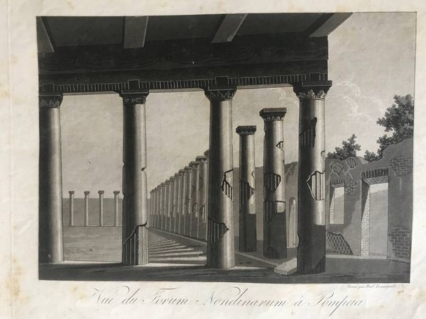 Productafbeelding Paul Fumagalli. Pompeï. 6 aquatintes. De la bibliothèque de Louis Philippe.