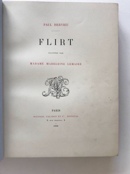 Productafbeelding Paul Hervieux. Flirt.