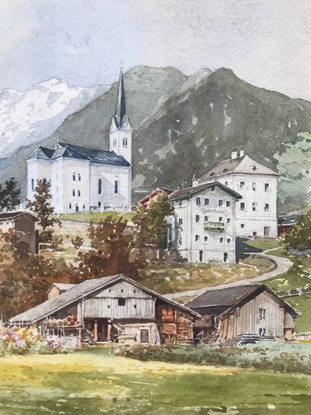Product image Paul Kaspar. Pays de Salzbourg. Village de Kaprun au pied du Kitzsteinhorn