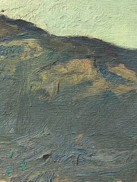 Productafbeelding Paysage du Hoggar. Paul Élie Dubois. Huile sur bois.