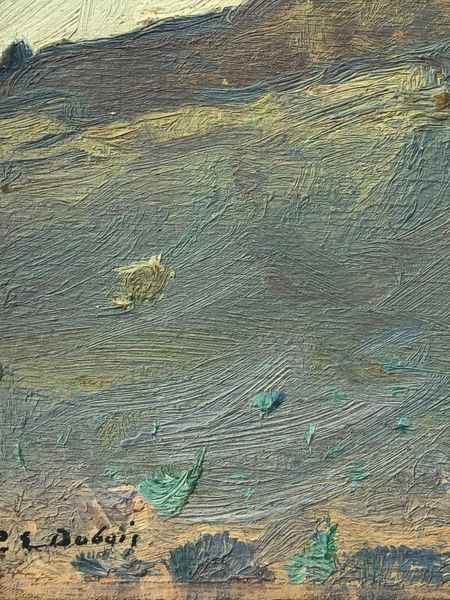 Productafbeelding Paysage du Hoggar. Paul Élie Dubois. Huile sur bois.