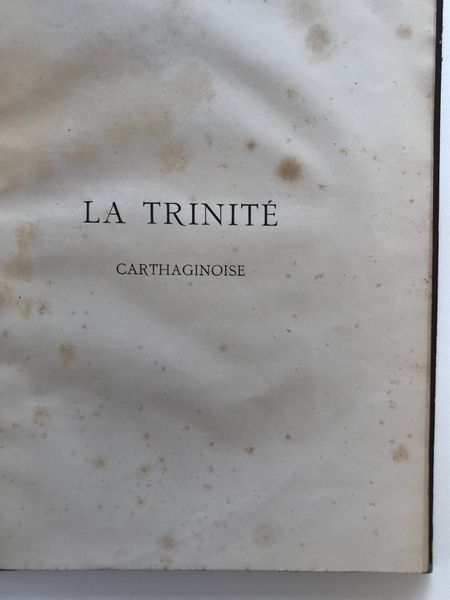 Productafbeelding Philippe Berger. Sidon. Tanit. La trinité carthaginoise. Hadrumète. Chypre.