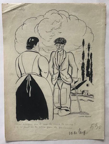 Productafbeelding Pierre Falké. La vache et les parisiens.