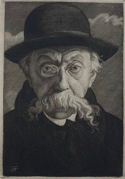 Productafbeelding Pierre Gandon. Portrait du poète Émile Verhaeren.