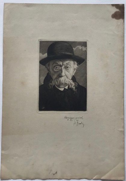 Productafbeelding Pierre Gandon. Portrait du poète Émile Verhaeren.