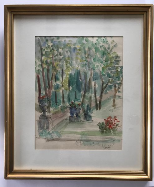 Produktbild Pierre Laprade. Allée dans un parc.