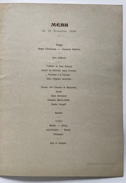 Productafbeelding Pille. Grand prix. Menu.