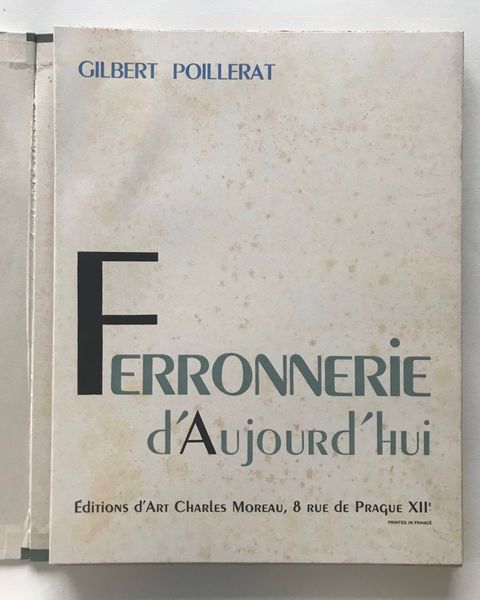 Image du produit Poillerat. Ferronnerie d'aujourd'hui.