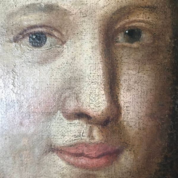 Image du produit Portrait d'une femme. Huile sur toile. XVIIIe siècle.