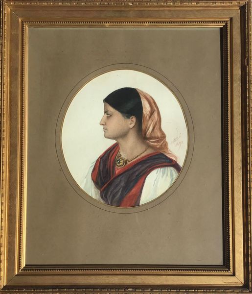 Productafbeelding Portrait d'une jeune italienne. Princesse Mathilde.