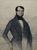 Miniature du produit Portrait dun notable devant un paysage de montagnes. Baumann 1848. Dessin original.