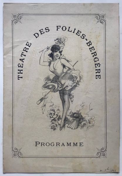 Produktbild Premier programme du premier spectacle de Music-Hall. 30 novembre 1886.