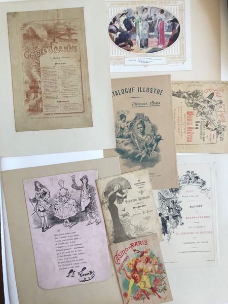 Productafbeelding Programmes, documents autour de 1900.