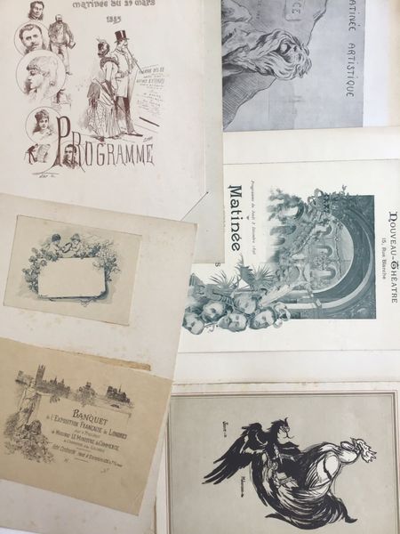 Productafbeelding Programmes, documents autour de 1900.