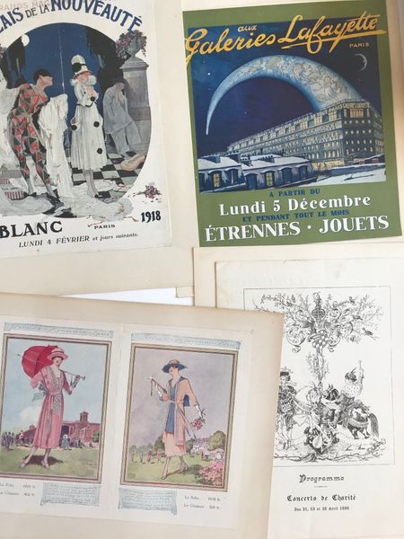 Productafbeelding Programmes, documents autour de 1900.